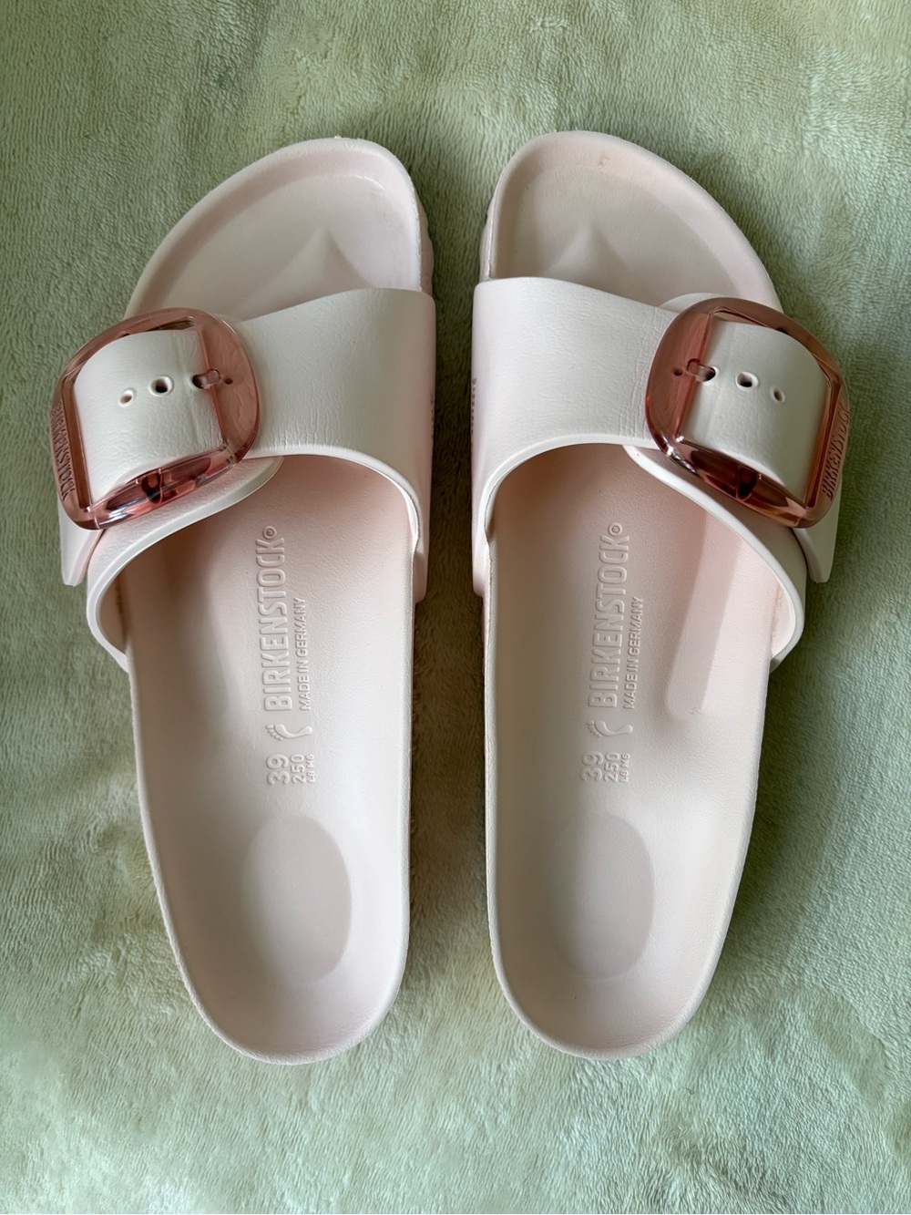 Birkenstock Madrid EVA Big Buckle Sandals• Light Rose Pink•39 narrow🔥free people - Picture 9 of 16